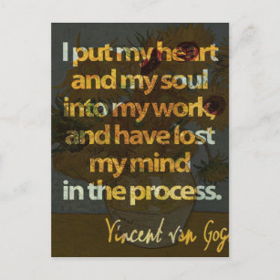 Vincent Van Gogh Briefkaart