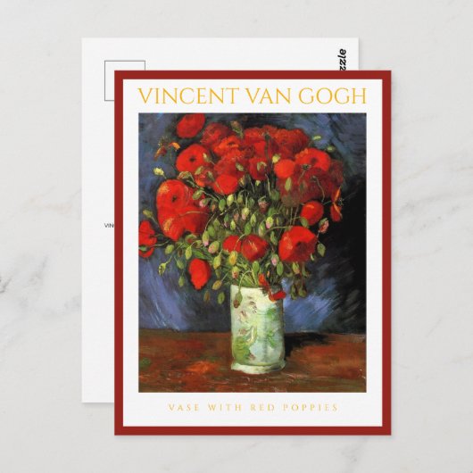VINCENT VAN GOGH ... BRIEFKAART (Voorkant / Achterkant)