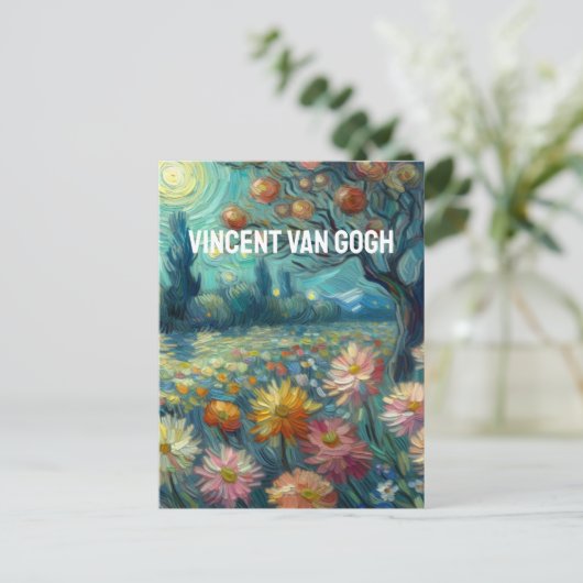 Vincent van gogh briefkaart (Staand voorkant)