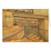 Vincent van Gogh Bruggen over de Seine Asnières (Voorkant Horizontaal)