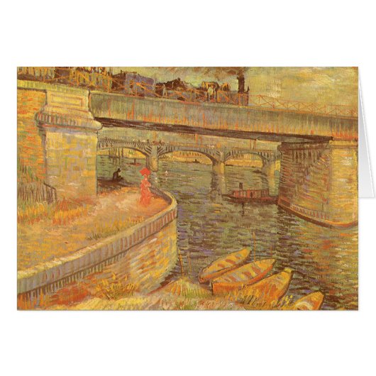 Vincent van Gogh Bruggen over de Seine Asnières (Voorkant Horizontaal)