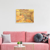 Vincent van Gogh Bruggen over de Seine Asnières Canvas Afdruk (Insitu (Woonkamer))
