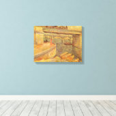 Vincent van Gogh Bruggen over de Seine Asnières Canvas Afdruk (Insitu (Houten vloer))