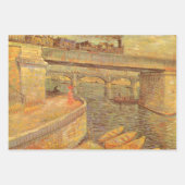 Vincent van Gogh Bruggen over de Seine Asnières Inpakpapier Vel (Voorkant 2)