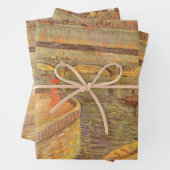 Vincent van Gogh Bruggen over de Seine Asnières Inpakpapier Vel (In situ)