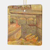 Vincent van Gogh Bruggen over de Seine Asnières Keramisch Ornament (Links)