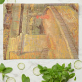 Vincent van Gogh Bruggen over de Seine Asnières Theedoek (Gevouwen)