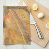 Vincent van Gogh Bruggen over de Seine Asnières Theedoek (Quarter Fold)