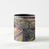 Vincent Van Gogh - Bruggen over de Seine Mok (Midden)
