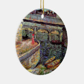 Vincent Van Gogh - Bruggen over de zee Keramisch Ornament (Rechts)