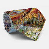 Vincent Van Gogh - Bruggen over de zee Stropdas (Opgerold)
