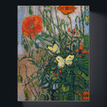 Vincent van Gogh - Butterflies en Poppies<br><div class="desc">Butterflies and Poppies - Vincent van Gogh,  Oil on Canvas,  1890</div>