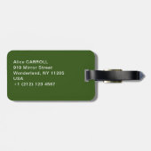 Vincent van Gogh - Butterflies en Poppies Bagagelabel (Achterkant horizontaal)