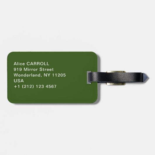 Vincent van Gogh - Butterflies en Poppies Bagagelabel (Achterkant horizontaal)