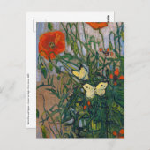 Vincent van Gogh - Butterflies en Poppies Briefkaart (Voorkant / Achterkant)
