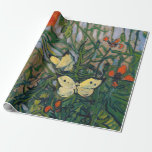 Vincent van Gogh - Butterflies en Poppies Cadeaupapier<br><div class="desc">Butterflies and Poppies - Vincent van Gogh,  Oil on Canvas,  1890</div>