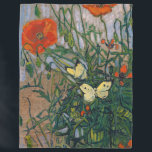 Vincent van Gogh - Butterflies en Poppies Fleece Deken<br><div class="desc">Butterflies and Poppies - Vincent van Gogh,  Oil on Canvas,  1890</div>
