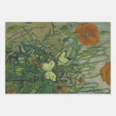 Vincent van Gogh - Butterflies en Poppies Inpakpapier Vel (Voorkant 3)