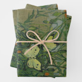 Vincent van Gogh - Butterflies en Poppies Inpakpapier Vel (In situ)