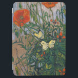 Vincent van Gogh - Butterflies en Poppies iPad Air Cover<br><div class="desc">Butterflies and Poppies - Vincent van Gogh,  Oil on Canvas,  1890</div>