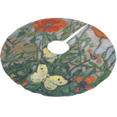 Vincent van Gogh - Butterflies en Poppies Kerstboom Rok (Gekanteld)