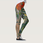 Vincent van Gogh - Butterflies en Poppies Leggings (Rechts)