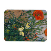 Vincent van Gogh - Butterflies en Poppies Magneet (Horizontaal)