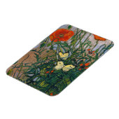 Vincent van Gogh - Butterflies en Poppies Magneet (Linkerzijde)