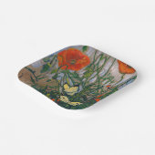 Vincent van Gogh - Butterflies en Poppies Papieren Bordje (Gebogen)