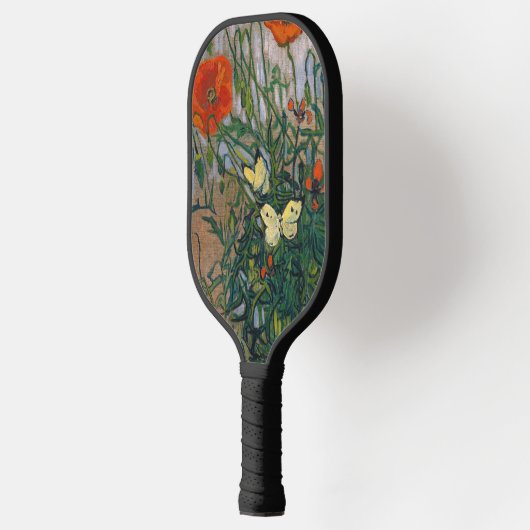 Vincent van Gogh - Butterflies en Poppies Pickleball Paddle (Links)