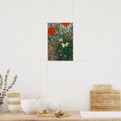 Vincent van Gogh - Butterflies en Poppies Poster (Keuken)