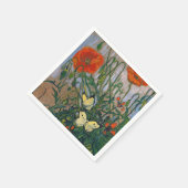 Vincent van Gogh - Butterflies en Poppies Servet (Hoek)