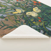 Vincent van Gogh - Butterflies en Poppies Sherpa Deken (3/4)