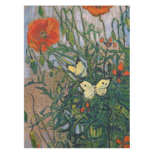 Vincent van Gogh - Butterflies en Poppies Tafelkleed