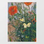 Vincent van Gogh - Butterflies en Poppies Vloersticker<br><div class="desc">Butterflies and Poppies - Vincent van Gogh,  Oil on Canvas,  1890</div>