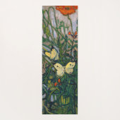 Vincent van Gogh - Butterflies en Poppies Yogamat (Achterkant)