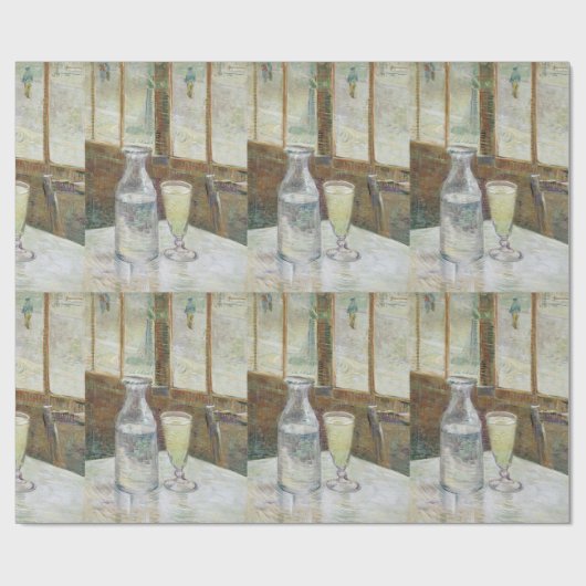 Vincent Van Gogh Cafe Table met Absinthe Cadeaupapier (Vlak)
