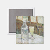 Vincent Van Gogh Cafe Table met Absinthe Magneet (Voorkant / Achterkant)