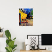 Vincent Van Gogh - Cafe Terrace At Night Fine Art Poster (Thuiskantoor)