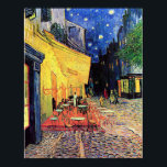 Vincent van Gogh - 'Café Terrace at Night' Poster<br><div class="desc">Vincent van Gogh - 'Café Terrace at Night' Poster</div>