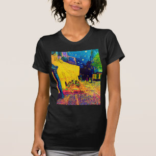 Vincent van Gogh - Cafe Terrace bij de nachtelijke T-shirt