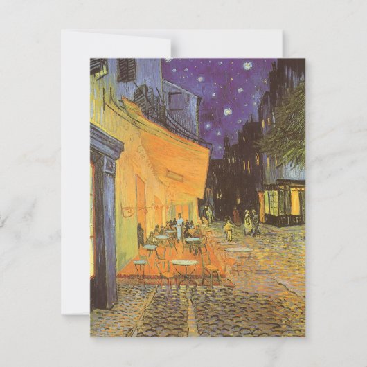Vincent van Gogh - Cafe Terrace bij nacht (Voorkant)