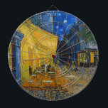 Vincent van Gogh - Cafe Terrace bij nacht Dartbord<br><div class="desc">Cafe Terrace on the Place du Forum at Night - Vincent van Gogh, 1888</div>