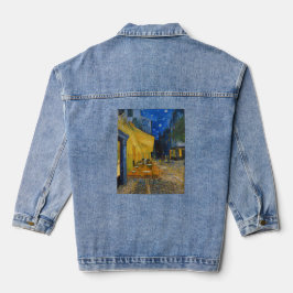 Vincent van Gogh - Cafe Terrace bij nacht Denim Jacket