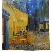 Vincent van Gogh - Cafe Terrace bij nacht Douchegordijn (Voorkant)