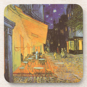 Vincent van Gogh - Cafe Terrace bij nacht Drankjes Onderzetter