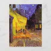 Vincent van Gogh Cafe Terrace bij nacht Fine Art Briefkaart (Voorkant)