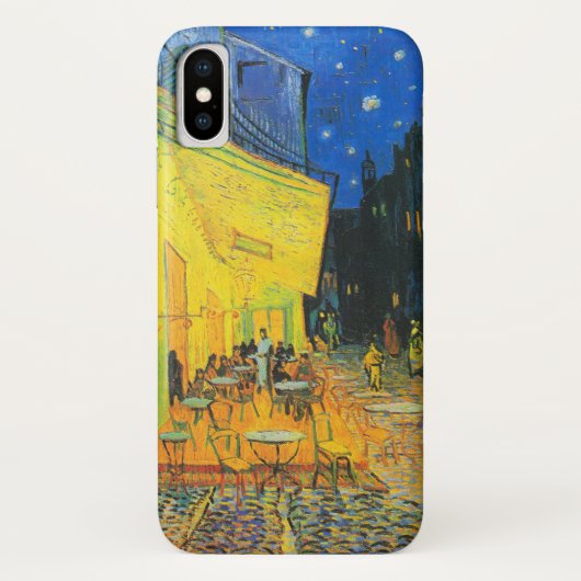 Vincent van Gogh Cafe Terrace bij nacht Fine Art Case-Mate iPhone Case (Achterkant)