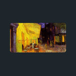 Vincent van Gogh Cafe Terrace bij nacht Fine Art Etiket<br><div class="desc">Vincent Van Gogh Cafe Terrace Bij Night Fine Art Vincent Willem van Gogh was een Nederlandse Post-Impressionistische schilder wiens werk, opmerkelijk voor zijn ruige schoonheid, emotionele eerlijkheid en vettige kleur, een verreikende invloed had op de 20e-eeuwse kunst. Zijn productie omvat portretten, zelfportretten, landschappen en nog steeds levenden van cypersen, bomen...</div>