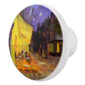 Vincent van Gogh Cafe Terrace bij nacht Fine Art Keramische Knop (Rechts)